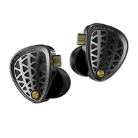 Penyuara telinga berkabel KZ Zenith terbaru, penyuara telinga berkabel, Era baru, teknologi KZ, akustik, Monitor HiFi, penyuara telinga, musik kustom