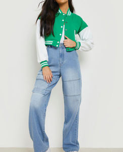 2025 parche bordado señoras invierno Varsity chaqueta Letterman abrigos mujeres bomber chaquetas - Product Image 3