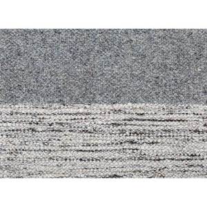 พรมลายเรขาคณิตสีเทาและสีดำแบบถักทอแบน ทำจากขนสัตว์และใยวิสโคส สำหรับตกแต่งบ้าน-Adwv-13057 - Product Image 3