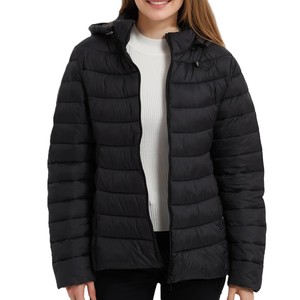 Chaqueta acolchada con capucha de alta calidad, chaqueta acolchada informal con estilo al por mayor para mujer, chaqueta de invierno a prueba de viento de color personalizado - Product Image 3