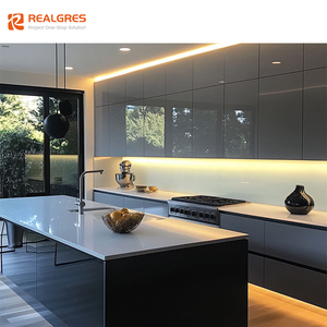 Realgres mobilia dispensa Set completo Gabinete <span class=keywords><strong>De</strong></span> Cocina legno massello Cucina <span class=keywords><strong>isola</strong></span> fornisce armadio da Cucina pronto per il montaggio - Product Image 5