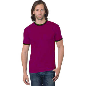 T-shirt unisexe de qualité supérieure inspiré rétro T-Shirt doux lettre côtelée contrastée Style Hip Hop respirant impression personnalisée Pakistan - Product Image 3