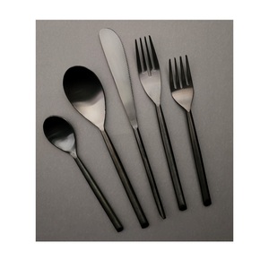 Meilleure vente ensemble de couverts décoratifs Style branche poignée en laiton argenterie ensemble de couverts en acier cuillère fourchette ensemble de couverts ustensiles - Product Image 3