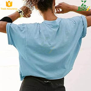 เสื้อยืดแขนสั้นโอเวอร์ไซส์ทรงหลวมพิมพ์ลายวินเทจซักกรดลำลองฤดูร้อน - Product Image 6