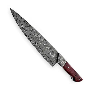 Venta al por mayor personalizado de alta calidad OEM ODM servicio profesional japonés Damasco acero cocina Chef cuchillo hecho a mano Chef cuchillos - Product Image 3