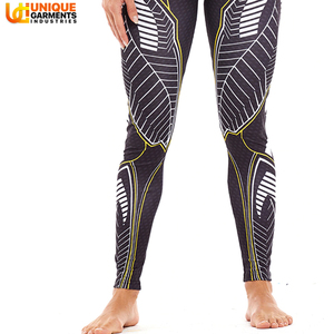 Mallas de Yoga de cintura alta para mujer, superventas de 2025, Pantalones de mujer con logotipo personalizable sublimado para uso en el gimnasio, mallas de bajo precio - Product Image 2
