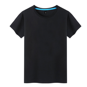 T-shirt d'été 100% coton avec LOGO imprimé personnalisé pour homme, haut uni et vierge, de qualité supérieure - Product Image 2