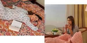 Edredones de tela estampados a mano de alta calidad, manta acolchada con relleno de algodón, ropa de cama Reversible para el hogar, edredón - Product Image 2