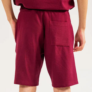 <b>Men</b> Casual <b>Shorts</b> with Pockets Mid Waist 100% Cotton terry Breathable OEM Custom Color Gym Fitness Sportswear - Product Image 6