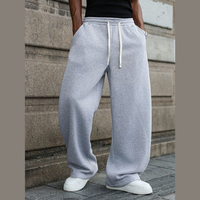 Pantalon Streetwear Personnalisé Écologique Anti-Plis Respirant 100% Coton Grande Taille Surdimensionné Haute Qualité avec Cordon de Serrage