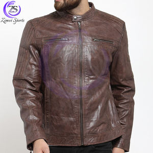 Ropa de calle de alta calidad, tarifa al por mayor, cómodo servicio OEM/ODM, nuevas y elegantes chaquetas de cuero genuino y PU Premium a la moda - Product Image 1