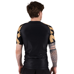 Traje de Baño Rashguard Personalizable al por Mayor para Hombre, Manga Larga, Estampado, Secado Rápido, Material de Poliéster/Nailon para Surf y MMA - Product Image 3