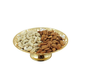 Bol décoratif en laiton doré pour fruits secs Support en laiton doré et base en laiton doré pour fruits frais pour Offre Spéciale - Product Image 4