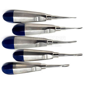 Kit de Elevadores Dentales Manuales de Acero Inoxidable Reutilizables - Diseño Ligero y Ecológico con Agarre Ergonómico para Extracción Dental - Product Image 3