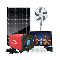 Kit Solaire Domestique Joyvoit PAYGO 1000W Facile à Installer, Générateur Solaire Hors Réseau, Batterie LiFePO4 25.6V, Onduleur à Onde Sinusoïdale Pure PWM