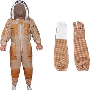 Best Selling Comfortable 100% Cotton Beekeeping Coverall <b>Full</b> <b>Body</b> Disposable Beekeeping <b>Suit</b> Breathable and Anti-Static - Product Image 1