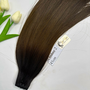 Cheveux vietnamiens en gros 100% vierges, cuticules alignées, Remy de haute qualité pour brun naturel, lisses, tissage double SDD, machine, chaud - Product Image 4