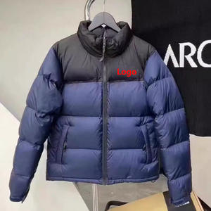 Vestes d'hiver pour hommes de haute qualité, design personnalisé, matelassées, chaudes, style North, avec broderie et couleurs contrastées, manteaux en duvet pour hommes - Product Image 6