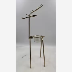 Candelabros votivos de metal de alta calidad para luz de té para decoración navideña y regalos de festivales - Product Image 2