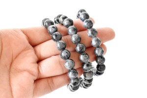 Best Quality Black <b>Labradorite</b> 8mm Round Beaded <b>Bracelet</b> Healing Natural Crystals For Fashion Jewelry Meditation At Wholesale - Product Image 6