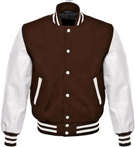 Veste pour hommes Simple Satin Baseball Varsity College-Veste blazer pour hommes légère et élégante à la mode - Product Image 5