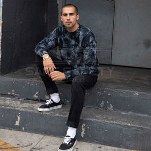 Sweat-shirt respirant en molleton mélange polyester/coton pour homme, léger, personnalisable, meilleur prix, vente en gros d'usine, faible MOQ - Product Image 3