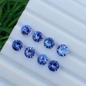 Lot de pierres précieuses naturelles Tanzanite bleue véritable de 4 mm, pierre de naissance de décembre, pour la fabrication de bijoux, pierres précieuses en vrac, Mehrajudin Gems, tiers - Product Image 3