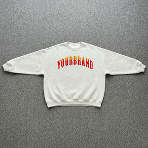 Sudadera Personalizada 100% Algodón, Sudadera de Cuello Redondo Gruesa de Alta Calidad para Hombre, Sudadera Personalizada al por Mayor, Ropa Urbana para Hombre - Product Image 1