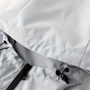 Veste décontractée de style urbain coupe ample meilleur produit de qualité Les hommes portent une veste coupe-vent de sport à capuche à demi-fermeture éclair PAR AMAZING INDUSTRIES - Product Image 6