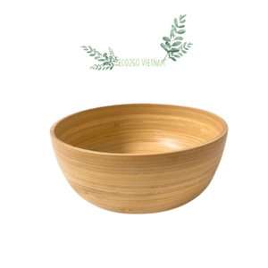 Factory Supplier Spun Bamboo Fiber <b>Salad</b> <b>Bowl</b> With <b>Servers</b> Set for Cookware With 100% Natural <b>and</b> Reusable From Eco2go Vietnam - Product Image 5