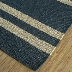 Alfombra de cáñamo Vintage para decoración del hogar, Alfombra tejida a mano para dormitorio, de lana para interior y exterior