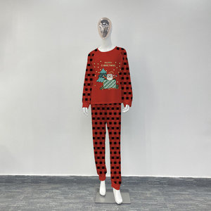 Pyjamas de Noël assortis pour enfants et parents, tenues de famille pour garçons, bébés filles et bébés pour la saison des fêtes - Product Image 1