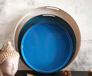 Plato y bandeja redondos de esmalte sólido recién llegados, último diseño, impresión personalizada, logotipo, regalo promocional de aluminio - Product Image 6