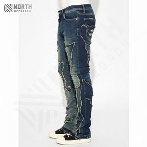Jeans Rectos Ligeros Personalizados para Hombre, 100% Algodón, Secado Rápido, Ropa Urbana, Mejor Venta 2025, Jeans de Mezclilla al por Mayor para Hombre - Product Image 6