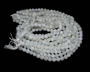 Pierre de lune arc-en-ciel naturelle pierres précieuses perles faites à la main brins meilleur cadeau pour composant de bijoux et fabrication tous - Product Image 1