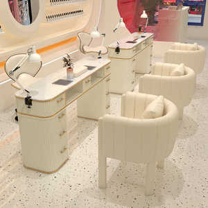 Mesa de manicura y juego de sillas, MESA DE MANICURA, mesa de manicura, MESA DE MANICURA profesional, MESA DE MANICURA, juego de MESA DE MANICURA - Product Image 4