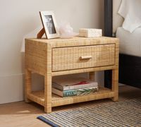 Ev dekoratörler koleksiyonu Rattan komidin Minimalism Rattan komidin yatak odası otel için