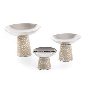 Juego de Tres Tazones para Chocolate con Base Árabe, Forma Redonda, Diseño de Lujo, Nuevo Soporte de Metal para Chocolate al por Mayor - Product Image 2