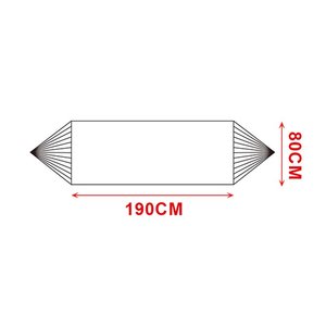 * OUTLET * pieghevole e portatile giardino campeggio spiaggia amaca Max 90Kg 190x80cm-casa e giardino/giardino e - Product Image 4