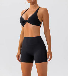 Ensemble de sport et de yoga pour femmes actives, 5 pièces, soutien-gorge de sport et survêtement pour le sport et la remise en forme - Product Image 6