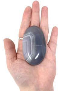 Pierre de poche sculptée en agate grise naturelle, pour la guérison Reiki, la méditation, le Feng Shui, la lithothérapie, la métaphysique et la spiritualité, vente en gros - Product Image 5