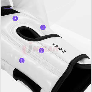 ถุงมือมวยหนังวัวแบบพรีเมี่ยม, ทนทานทนทานต่อการก่อสร้างสำหรับการฝึกซ้อมขั้นสูง - Product Image 5