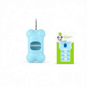 Dispenser per Sacchetti per Escrementi di Cane con 3 Rotoli, Soluzione Pratica per lo Smaltimento dei Rifiuti degli Animali Domestici - Product Image 2