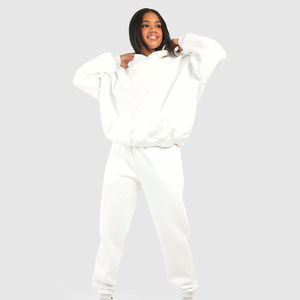 Conjunto de Sudadera con Capucha y Pantalones Deportivos Baratos al por Mayor de Fábrica, Logotipo Personalizado, Ropa Deportiva de Alta Calidad, Conjuntos Deportivos para Mujer Personalizados - Product Image 5