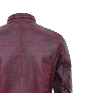 Oem Men's <b>Leather</b> <b>Jacket</b> Wholesale Genuine <b>Leather</b> Outerwear <b>Jacket</b> for man <b>Long</b> Sleeve High Quality Zipper Men <b>Leather</b> <b>Jacket</b> - Product Image 5