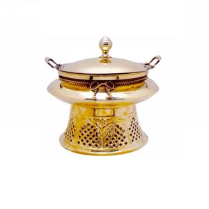 จานร้อนทำจากโลหะสำหรับร้านอาหารอุปกรณ์ทำอาหารบุฟเฟต์จานร้อนทำจากโลหะเคลือบเงาวาว - Product Image 4