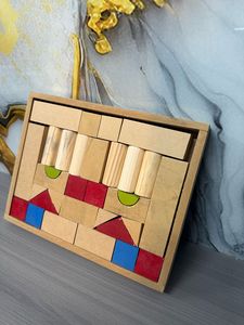 Ensemble de blocs de construction en bois pour les amateurs de mathématiques - Product Image 3