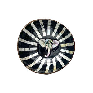 Décoration de table décorative en gros pour exportation emballée dans des cartons Vietnam fait à la main laque coquillage noix de coco bols meilleur prix - Product Image 3