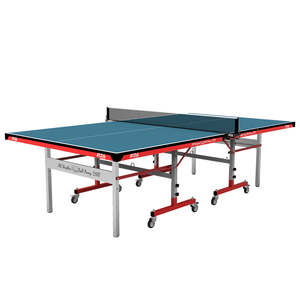 Mesa de Tenis de Mesa Profesional de Tamaño Completo Stag Iconic, Resistente a la Intemperie, Móvil, Material MDF de 25 mm, Plegable, Certificada por la ITTF, Moderna - Product Image 1