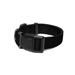 Moderno collare per animali domestici di lusso in pelle di mucca a rilascio rapido con cotone poliestere elegante e semplice stile personalizzato - Product Image 5